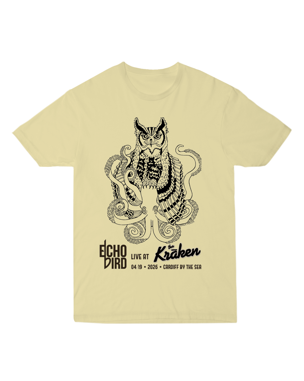 Product Echo Bird Live @ the Kraken - Fitted Tee