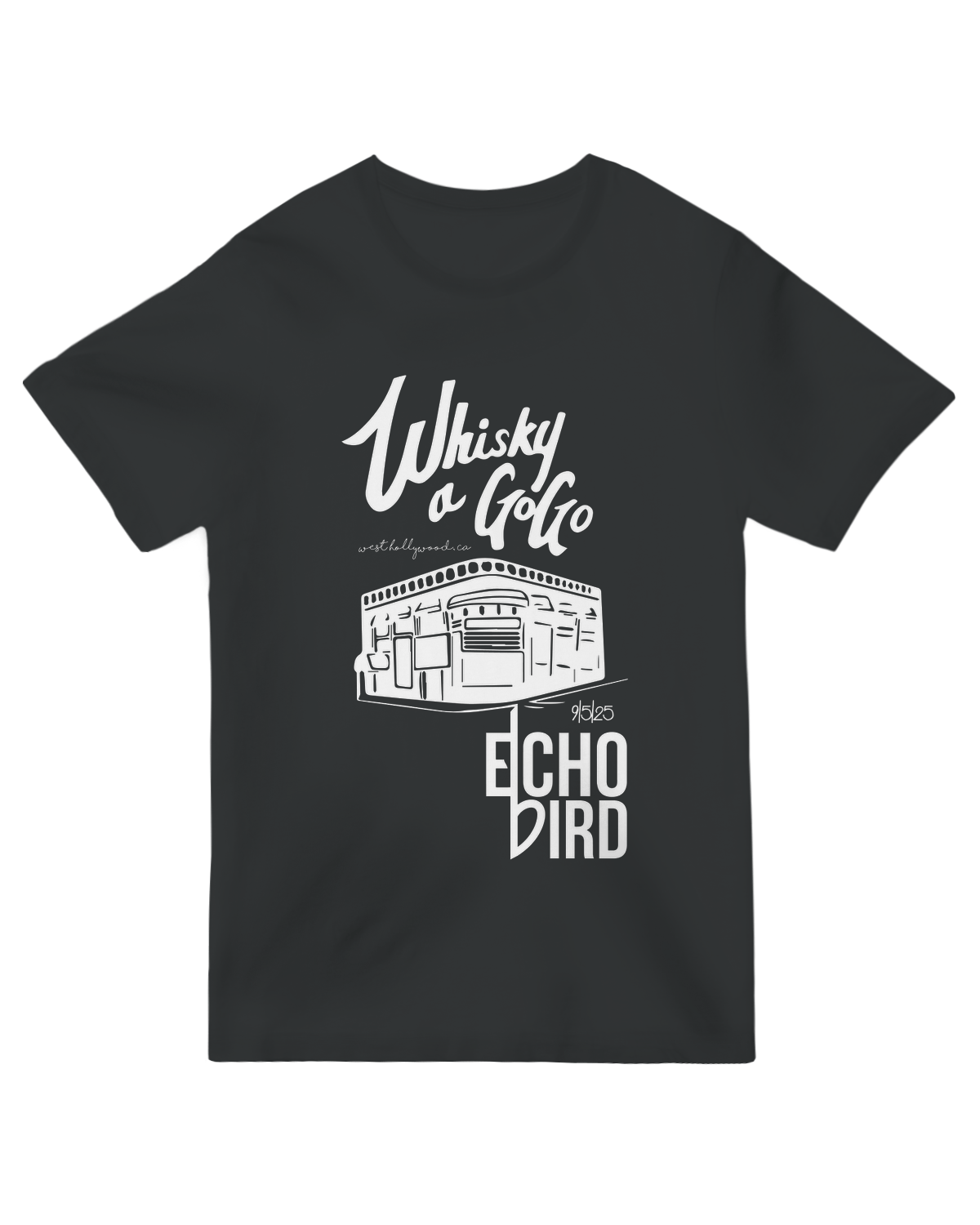 SHOW Shirt - Whisky a Go Go - Unisex Staple Fitted Tee - Black - S