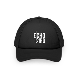 5-Panel Twill Foam Trucker Cap - Black/Black - OSFM controller