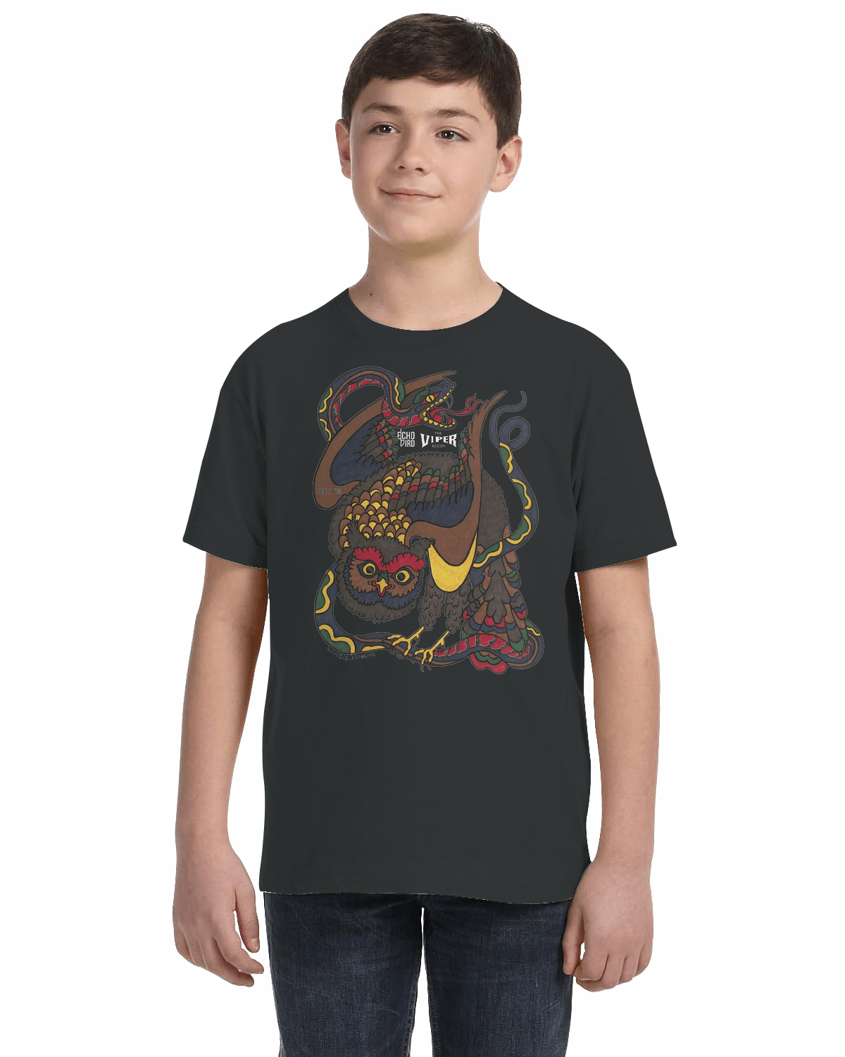 Product Special Edition Echo Bird Viper by Zombie Mommie Youth Crew Tee