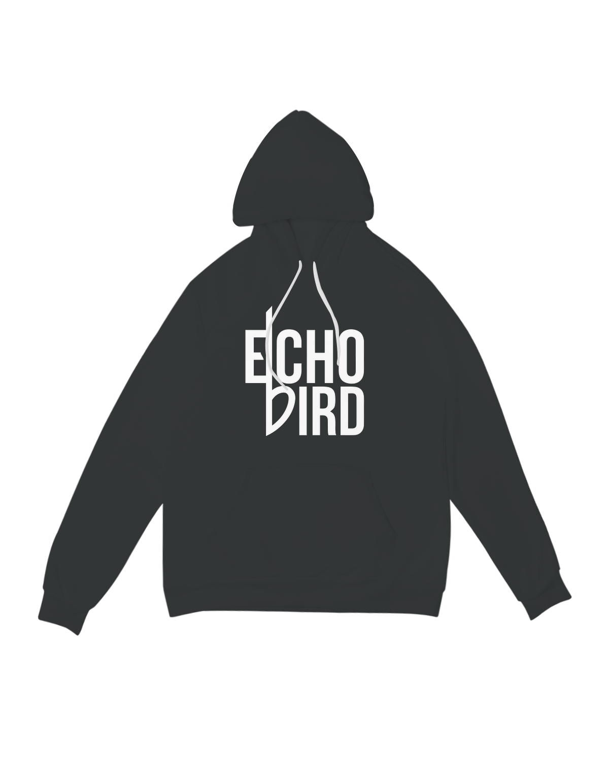 Unisex Sponge Fleece Pullover Hoodie - Black - XS