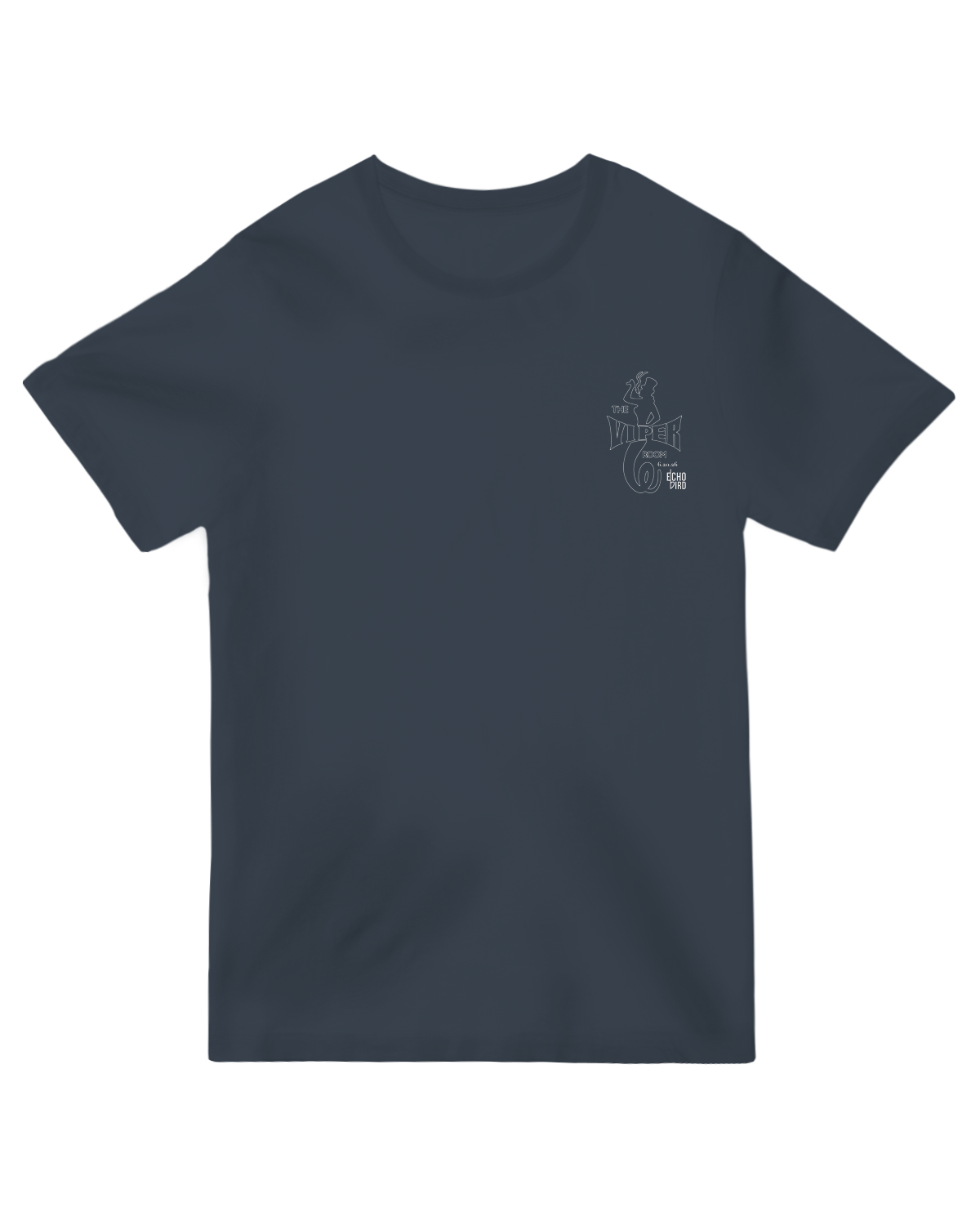 Viper Room + Echo Bird Pocket Spot Logo T - Dark Grey - S